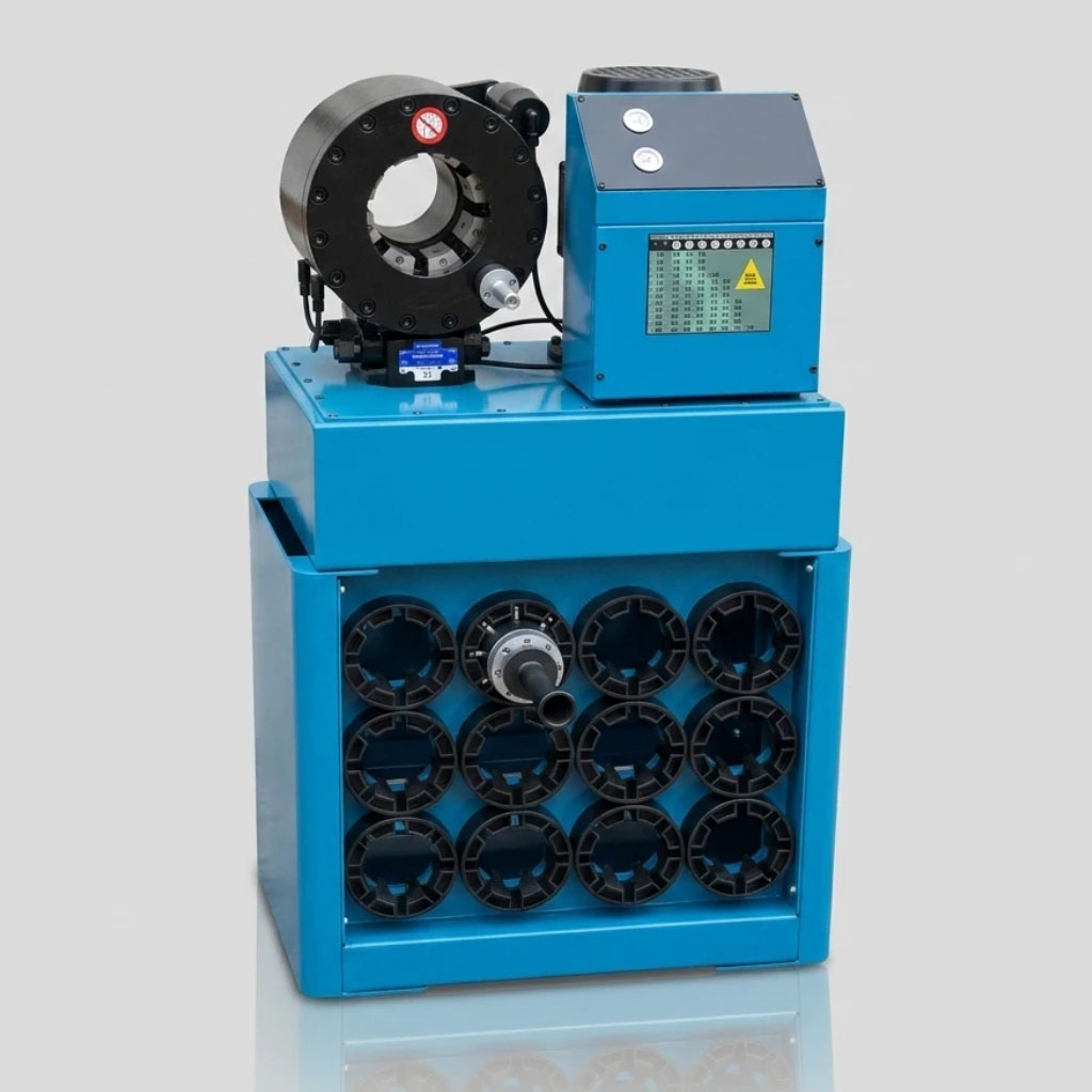 E38 hydraulic hose crimping machine with quick change tool.jpg